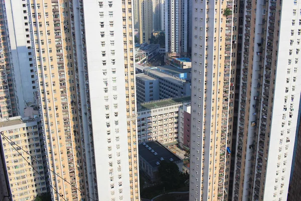 하루 시간의 tseung kwan O, 홍콩 — 스톡 사진