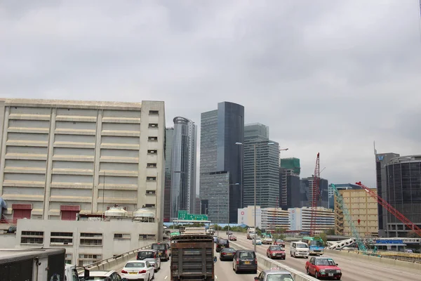 Παράκαμψη Kwun Tong, αυτοκινητόδρομο 2017 — Φωτογραφία Αρχείου