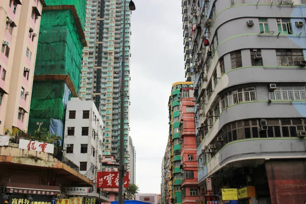 MA Tau Kok Kowloon Stadtteil 2017 — Stockfoto