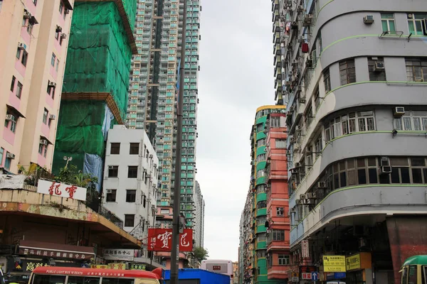 MA Tau Kok Kowloon Stadtteil 2017 — Stockfoto
