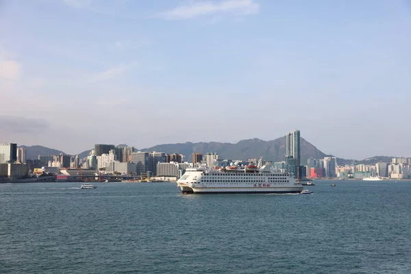 홍콩의 동쪽 항구의 보기 — 스톡 사진