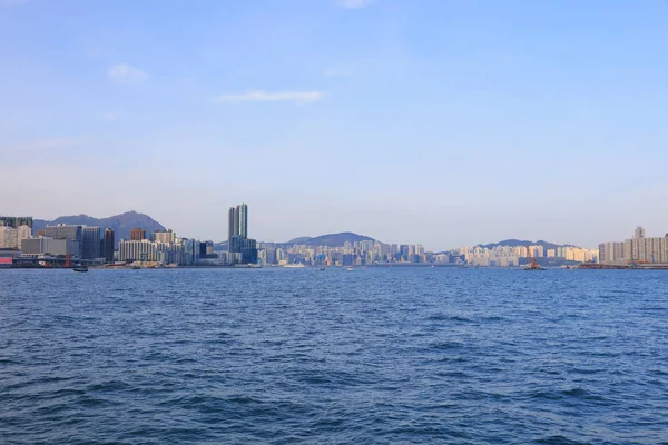 Vista del puerto este de Hong Kong — Foto de Stock