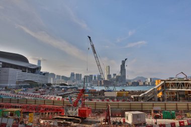 Orta ve Wan Chai Bypass proje sitesi