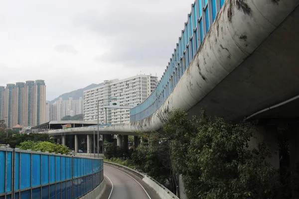 Kwun Tong Bypass, rodovia 2017 — Fotografia de Stock