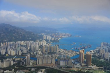 Castle Peak Tuen Mun üzerinden virw