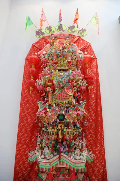 Placa de flores, es una artesanía tradicional en China . — Foto de Stock