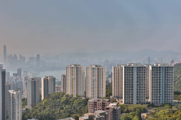 Der Mount-Butler-Blick auf den Hongkong — Stockfoto