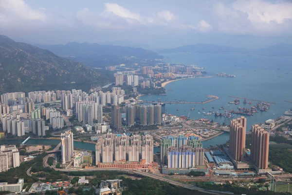 Tuen Mun, Yuen Long do Pico do Castelo — Fotografia de Stock