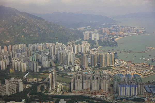 Tuen Mun, Yuen Long from Castle Peak — Stock Photo, Image