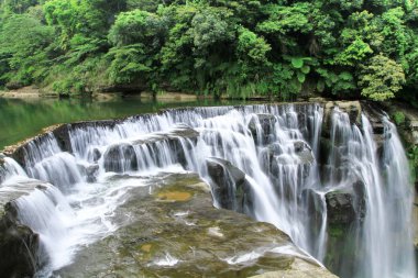 Shifen şelale içinde pingxi, Taipei, Tayvan