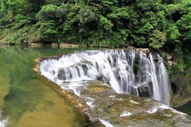 Shifen şelale içinde pingxi, Taipei, Tayvan