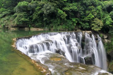 Shifen şelale içinde pingxi, Taipei, Tayvan