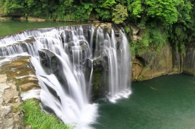 Shifen şelale içinde pingxi, Taipei, Tayvan