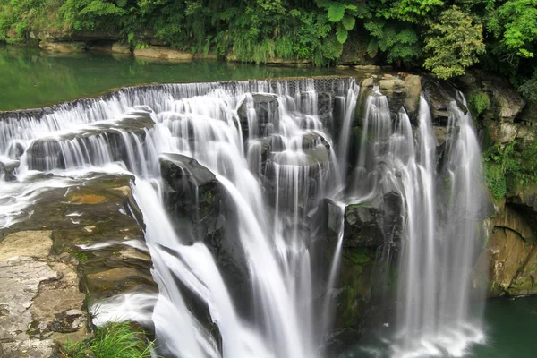 the shifen waterfall in pingxi, Taipei, Taiwan