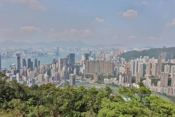 香港岛，黑人链接视图 — 图库照片