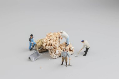 Mini çalışan kesim gevrek pirinç tedavi çubuk