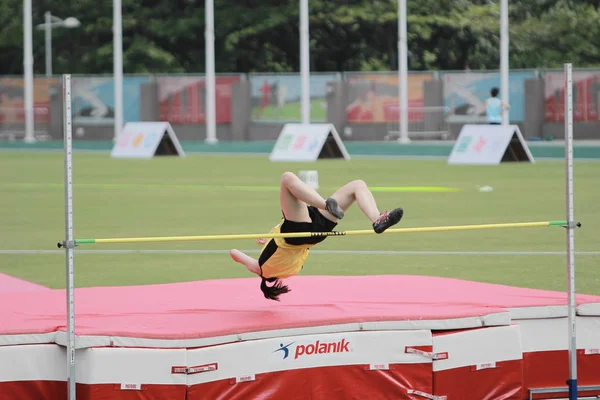 Evento Hight jump Jogos de Hong Kong — Fotografia de Stock