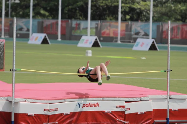 Hight jump Event The 6th Hong Kong Games — Stock Photo, Image