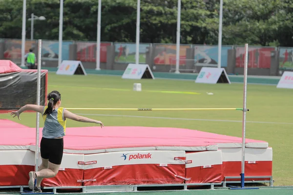 Evento Hight jump Jogos de Hong Kong — Fotografia de Stock