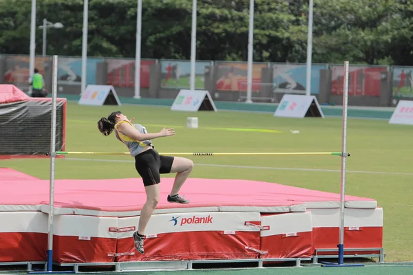 Evento de salto de altura The 6th Hong Kong Games — Foto de Stock