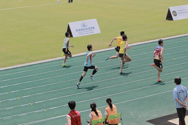 Track evenementen tijdens de 6de Hong Kong spelen — Stockfoto