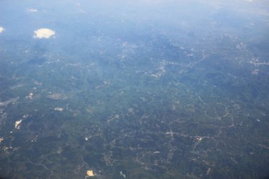 Dünya Fotoğraf üzerinden yüksek yerden yukarıda