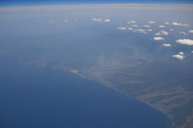 Dünya Fotoğraf üzerinden yüksek yerden yukarıda
