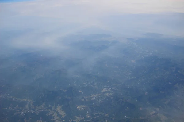 地面より高い高いからの地球の写真 — ストック写真