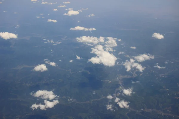 Земное фото с высоты над землей — стоковое фото