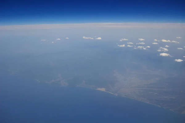 Dünya Fotoğraf üzerinden yüksek yerden yukarıda — Stok fotoğraf