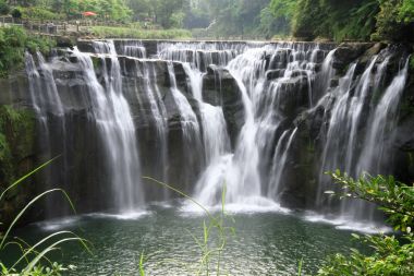 Shifen şelale içinde pingxi, Taipei, Tayvan