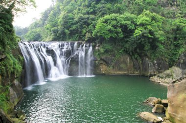 Shifen şelale içinde pingxi, Taipei, Tayvan