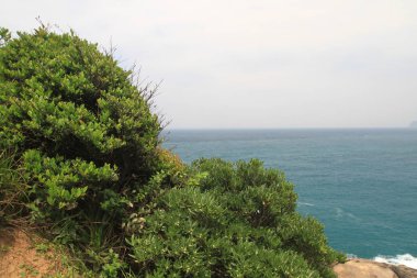 Yehliu Geopark bir bakış. Wanli kasaba pelerinle öyle