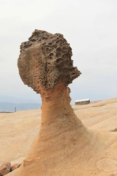 Királynő fejét Rock Yehliu Geopark, Tajvan — Stock Fotó