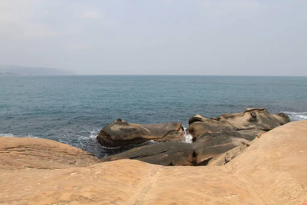 Skalní hřib u Yehliu Geopark v Tchaj-wanu — Stock fotografie