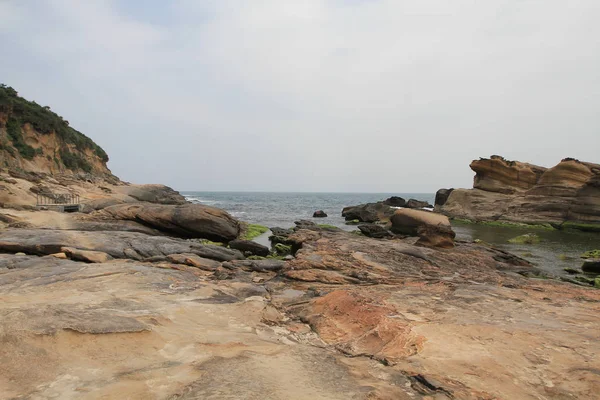 Grzyb skalny o Yehliu Geopark w Tajwan — Zdjęcie stockowe