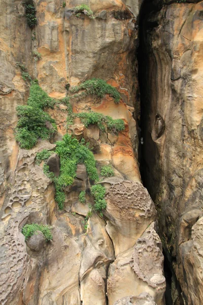 Mushroom Rocks no Yehliu Geopark em Taiwan — Fotografia de Stock