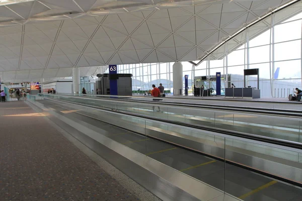 Interno dell'aeroporto internazionale di Hong Kong. 2011 — Foto Stock