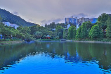 Lake Shatin Cuhk yansıması