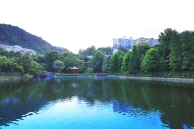 Lake Shatin Cuhk yansıması
