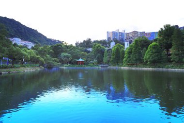 Lake Shatin Cuhk yansıması