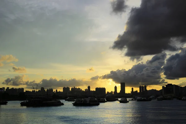 Seaside park v Kwun tong promenádě Hong Kong — Stock fotografie