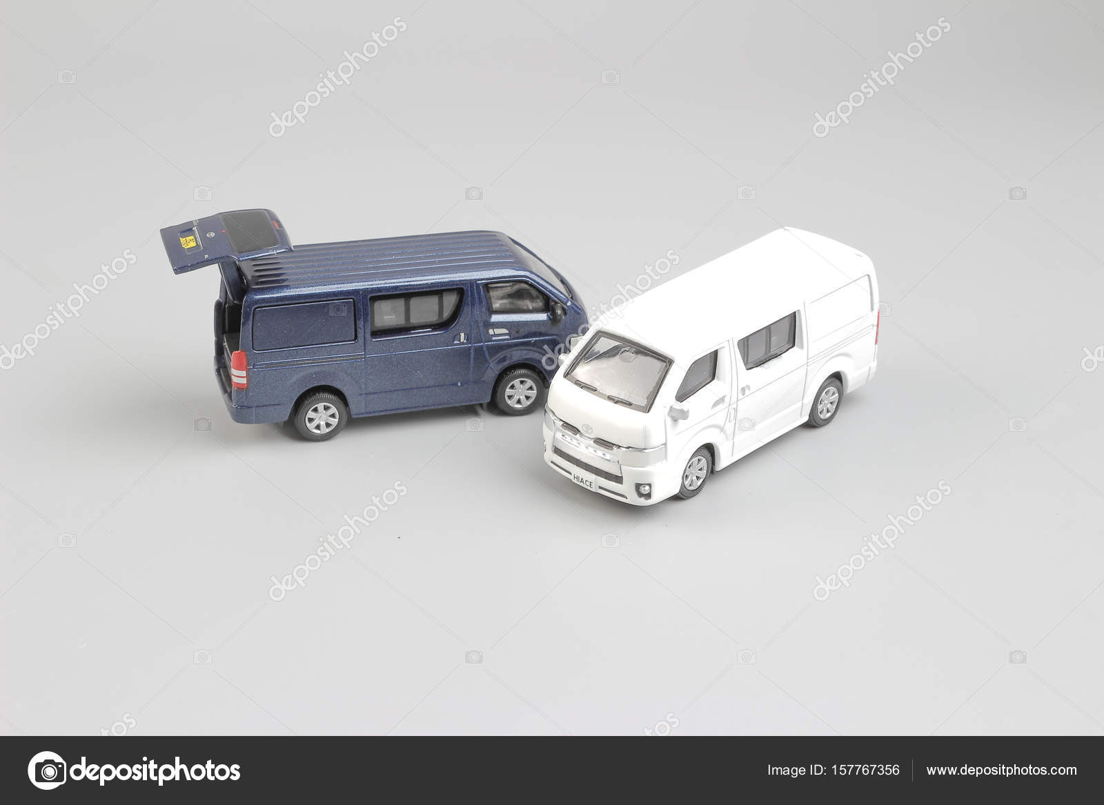 white toy van