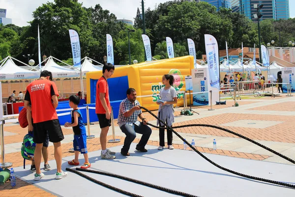 Partij van Festival van Sport carnaval op hk — Stockfoto