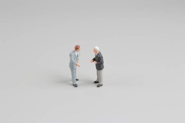 Grup Minia ture insanlar iş adamı ayakta