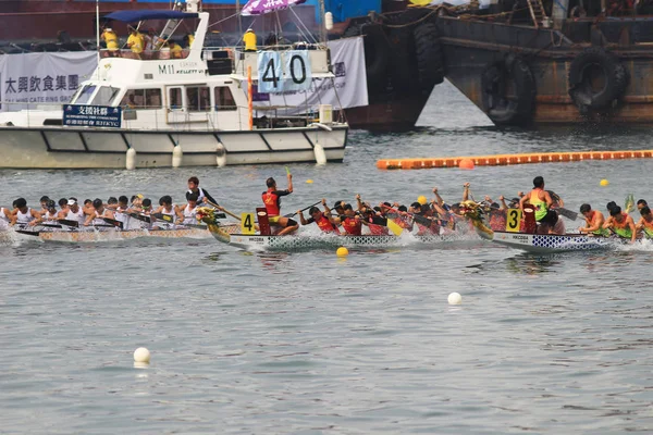 De Hong Kong Dragon Boat carnaval-zomer — Stockfoto