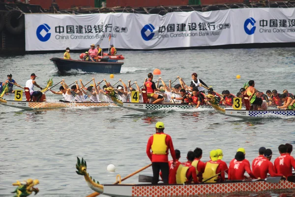 Verão do Carnaval de Hong Kong Dragon Boat — Fotografia de Stock