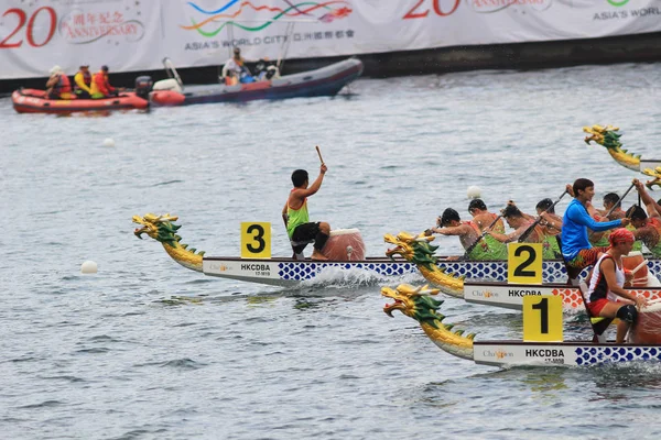 Verão do Carnaval de Hong Kong Dragon Boat — Fotografia de Stock