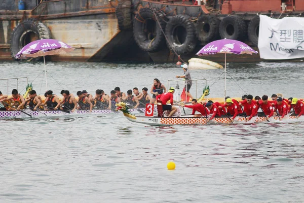 Verão do Carnaval de Hong Kong Dragon Boat — Fotografia de Stock