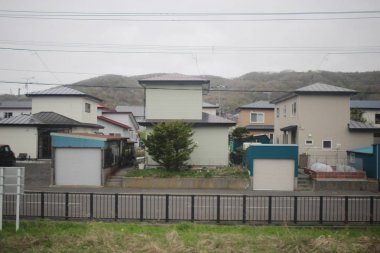 Sapporo ve Asahikawa hızlı tren görünümü